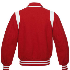 Men's Premium Quality Genuine Leather Wool Varsity Jacket College Style Pattern <b>Decoration</b> CollegeBaseballjacket for men - Product Image 5