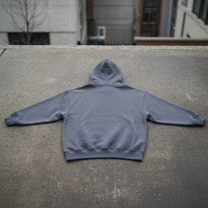 Sudadera con Capucha Gris Pizarra de Estilo Urbano para Hombre, Corte Regular, Impresión Digital de Invierno, Felpa Francesa Ultra Pesada de 360 g/m², con Logotipo Personalizado - Product Image 6