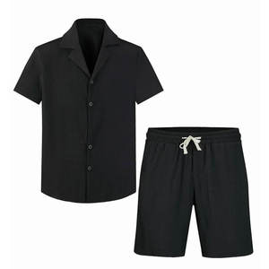 Bonne qualité Offre Spéciale hommes courts et chemises nouveau Style décontracté Twin ensemble hommes Shorts ensemble vêtements d'entraînement de haute qualité hommes court et ensemble - Product Image 1