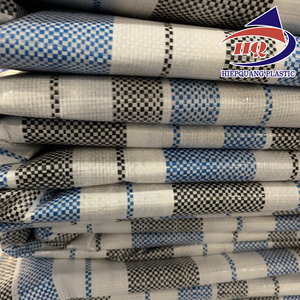 Feuilles de bâche PE bâches en plastique rouleau de tissu imperméable de couleur blanc blanc 2 côtés poids lourd pour couverture tissu pe - Product Image 2