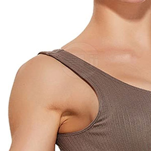 ชุดบราโยคะ2ชิ้นสำหรับผู้หญิงเลกกิ้งแห้งเร็วผ้าสแปนเด็กซ์/ ผ้าโพลีเอสเตอร์เอวยางยืดปิดออกกำลังกาย - Product Image 5