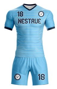 Kit de football respirant personnalisé Service OEM Maillots de football personnalisés et uniformes de football Ensembles de maillots de football sublimés - Product Image 2