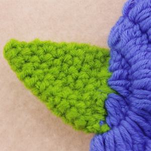 Vêtements en laine pour bébé en gros, tenue de photographie en laine tricotée au crochet, motif dinosaure de dessin animé, bonnet d'hiver - Product Image 5