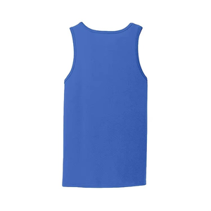 เสื้อกล้ามวิ่งผู้ชาย ระบายอากาศดี ผ้าคอตตอนผสมโพลีเอสเตอร์ ทรงใหญ่ แขนกว้าง สีน้ำเงิน สำหรับออกกำลังกาย - Product Image 5