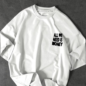 Camiseta con Estampado Gráfico Personalizado al por Mayor, Unisex, de Algodón, Ropa Casual, Proveedor al por Mayor para Marcas de Moda - Product Image 1