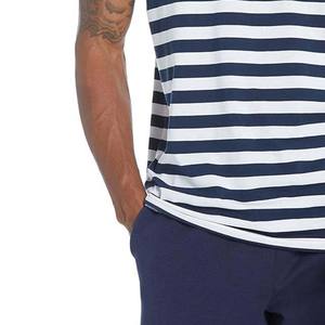 100% coton débardeurs pour hommes en gros Logo personnalisé imprimé rayé vêtements pour hommes grande taille séchage rapide sans manches débardeurs - Product Image 5