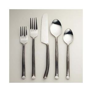 Simplicity Silver Plated Rectangular Handle Silverware <b>Flatware</b> <b>Set</b> Silverware Royal Hotel Wedding Restaurant Cutlery <b>Set</b> - Product Image 5