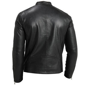 Veste en cuir pour homme, vente chaude, nouvelle mode, veste en cuir d'hiver pour homme, veste en cuir coupe-vent - Product Image 6