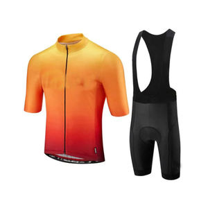 Benefit Ensemble de maillots de cyclisme professionnels légers à manches courtes pour hommes Respirant Personnalisable OEM Bicycle Wear Cycling Suit - Product Image 6