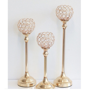 Diamond <b>Crystal</b> Stone Candlestick <b>Stand</b> Minimalist Luxury Wedding Pillar Holder Elegant Home Decor for Christmas - Product Image 3