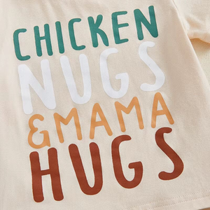 Conjunto de ropa de algodón para niños pequeños respetuoso con el medio ambiente de secado rápido OEM ODM Bangladesh conjunto informal de tendencia personalizable de alta calidad - Product Image 3