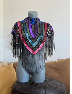 เลื่อมติดลูกปัดเลื่อมทรงตรงคอไข่มุกทรงตรงปักเลื่อมลายตามธรรมชาติ - Product Image 3