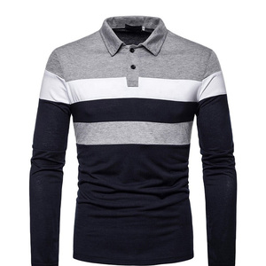 Chemises pour hommes personnalisées OEM, tissu jersey de haute qualité, durable, design uni, logo brodé, respirant, séchage rapide, 180g, durable - Product Image 4