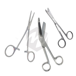 Juego de tijeras hemostáticas Premium, tijeras de extracción de sutura de esmalte estándar de alta calidad, tijeras de vendaje Lister, pinzas hemostáticas - Product Image 5
