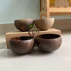 SUPPLIER in VIETNAM <b>COCONUT</b> SHELL <b>CANDLE</b> HOLDER WATERPROOF/ <b>COCONUT</b> SHELL for MAKING <b>CANDLE</b> HOLDER - Product Image 1