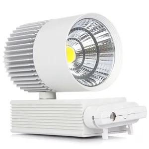 Prix de gros éclairage sur rail LED étanche de haute qualité 4 fils 3 phases 30W éclairage sur rail LED Cob pour restaurant maison centre commercial