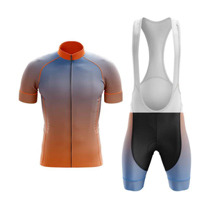 Ensembles de vêtements de cyclisme unisexes respirants de haute qualité, service OEM personnalisé, 100% polyester, vêtements de course, prix de gros - Product Image 5
