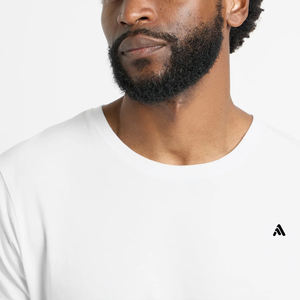 เสื้อยืดผู้ชายทรงบ็อกซี่ พิมพ์โลโก้แบบพรีเมียม ผ้าคอตตอน 200gsm คอกลม แขนสั้น สไตล์สตรีทแวร์ - Product Image 4