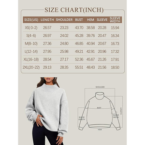 La mejor oferta, suéter de gran tamaño, sudaderas, camisetas de manga larga de otoño, hombros caídos, de talla grande, para mujer, Tops cortos lisos con capucha - Product Image 6
