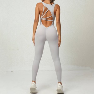 Body de Yoga de Secado Rápido para Mujer, Personalizado, con Efecto Levanta Glúteos, Espalda Descubierta, Mono Deportivo para Gimnasio, Fitness, Pilates - Product Image 1