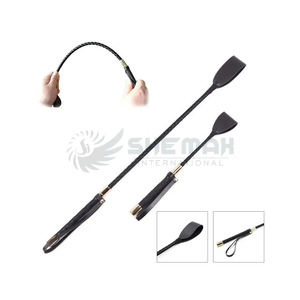 2025 nuevo equipo de carreras de caballos látigo de caballo de cuero látigo de doma Ecuestre para jinetes servicio OEM personalizado - Product Image 3