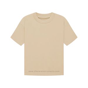 T-shirt unisexe en coton épais de haute qualité personnalisé col rond côtelé surdimensionné grande taille en vrac en gros pour les hommes - Product Image 5