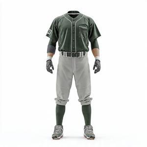 Uniformes de baseball d'entraînement de haute qualité pour jeunes et adultes, ensemble de maillot et de pantalon de softball léger, uniforme de baseball hip-hop - Product Image 2