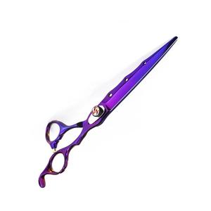 Venta caliente Fancy 6 \ "Tijeras de peluquero de acero alemán Maquinilla de afeitar con bordes Herramientas de corte de cabello duraderas Cuchillas de acero inoxidable-Tijeras de belleza - Product Image 2