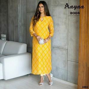 Haga que sus estilos de guardarropa sean elegantes con el color más precioso bordado a mano Muslin Silk Kurti & Pent a precio de mayorista - Product Image 6