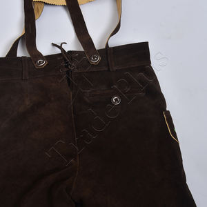 Short bavarois en jean de haute qualité au design personnalisé avec bretelles Tenue Oktoberfest confortable et respirante - Product Image 3