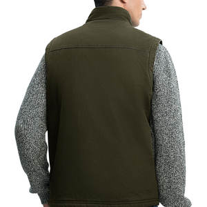 Gilet en toile sans manches ajustable, nouveautés, style personnalisé, respirant, prix de vente en gros, gilet en toile confortable pour hommes - Product Image 2