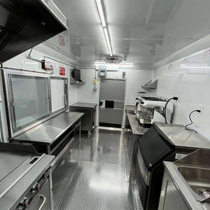 Carritos Portátiles para Café, Remolque Móvil para Restaurante, Barra de Cerveza, Estación de Comida, Remolque Cerrado de Aluminio 7x14 para Contratistas - Product Image 4