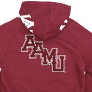 Alabama A & M University Bulldog Sudadera con capucha Elegante AAMU Diseño gráfico 1875 Heritage Woven Bordado Anti-Shrink Forrado Sólido - Product Image 4