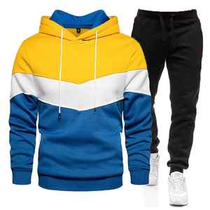 Men's Hoodies & Sweat suit 100% Cotton Fleece Tracksuits from Pakistan Custom Printing Jogging Tracksuit <b>Hoodie</b> Set - Product Image 6