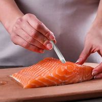 Raboteuse à écailles de poisson en laiton enlever le grattoir à écailles de poisson manche en bois massif grattoir à écailles de poisson emballage commercial