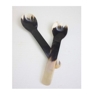 Spoon for Gifts Food-safe Ox Horn Spoon for Everyday Use Buffalo and Ox Horn Tea Spoons with Unique Patterns - Product Image 6