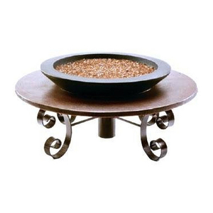 Foyer de forme ronde en métal et fer de taille moyenne de l'Inde Prix de gros Qualité exclusive Couleur noire Barbecue robuste - Product Image 5