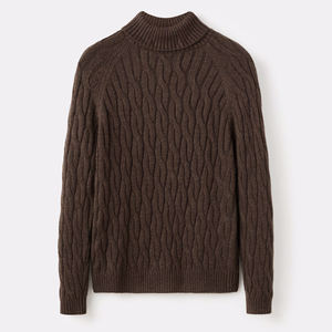 Suéter de Cuello Redondo para Mujer, Tejido Delgado, de Alta Calidad OEM, para Otoño e Invierno, Color y Diseño Personalizables, Patrón Geométrico Informal - Product Image 1