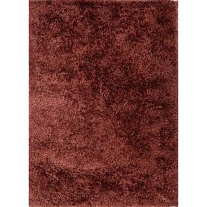 Alfombra de Poliéster Estilo Boho, Color Rojo Anaranjado, Hecha a Mano, Grosor de 10 mm, Rectangular, Color Sólido, para Hogar, Dormitorio, Sala de Estar, Pasillo - Px-1371 - Product Image 1