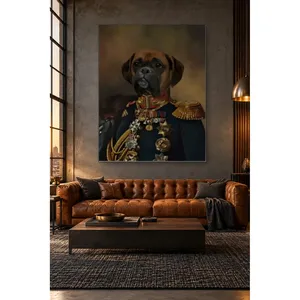 Impression sur toile de l'uniforme de maréchal bleu marine Fida - Product Image 3