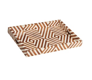 Dernière vente en gros royale la plus chaude plateau de service en incrustation d'os et de résine maison et fête et plateau de fruits variété de couleurs - Product Image 1