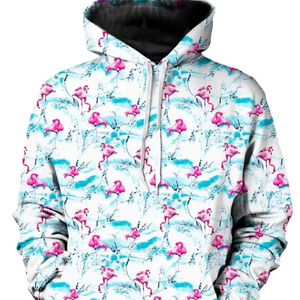 Personalizar diseño elegante sudaderas con capucha de alta calidad 3D impreso pulóver 100% algodón sudaderas con capucha al por mayor para mujer - Product Image 3