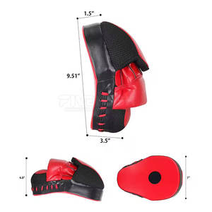 Équipement de boxe : Cibles de frappe de sécurité en cuir véritable, personnalisables, pour la protection, vente en gros - Product Image 4