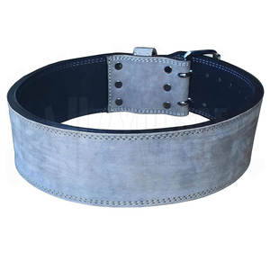 Cinturón de levantamiento de pesas personalizado cinturón de gimnasio de cuero para levantamiento de pesas y entrenamiento de fuerza cinturón de soporte - Product Image 2