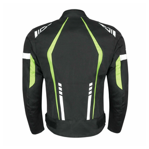 Men's New Cordura Waterproof CE Armoured Textile Motorcycle Jackets Black/White Windproof Motorbike Jacket for Summer Printed - Product Image 5