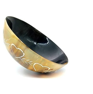 Top Selling Horn Bowls / High Quality Natural Buffalo Horn Bowl <b>Dinnerware</b> Horn Serving Bowl Manufacturer & Supplier From India - Product Image 3