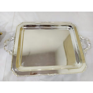 Lot de 3 plateaux de forme ovale merveilleux concepteur maison plateau de service à Dessert alimentaire de table pour Ramadan plateau de décoration intérieure - Product Image 2