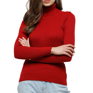 เสื้อสเวตเชิ้ตผู้หญิงผ้าฝ้ายฟลีซเนื้อนุ่มพิเศษสำหรับฤดูหนาว ระบายอากาศได้ดี ทรงโอเวอร์ไซส์ ไหล่ตก พิมพ์ลายสกรีน คอเต่า - Product Image 6