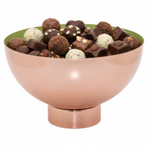 Tazón de Chocolate Martillado Dorado de la Mejor Calidad, Tazón Decorativo de Metal para Servir Postres, para Bodas y Fiestas - Product Image 2