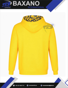 Sudadera con Capucha Deportiva Informal de Invierno del Mamelodi Sundowns, Color Amarillo, con Bolsillo Canguro, Resistente al Viento, Transpirable, Diseño Personalizado - Product Image 5